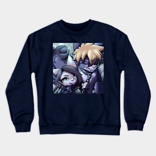 Hunter and Werecat Crewneck Sweatshirt